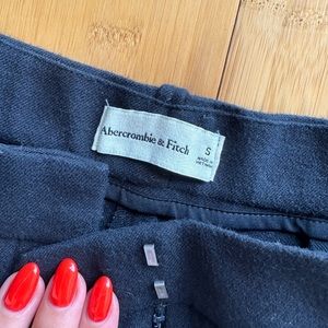 Abercrombie Brushed suiting tailored wide leg pant